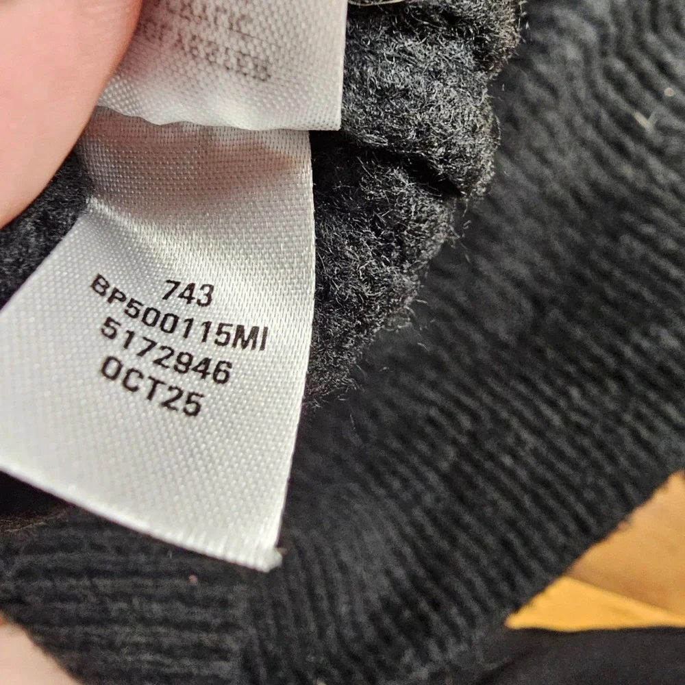 BP Ribbed Mock Neck Sweater Small Black Cropped Fitted Minimal Basic - Picture 5 of 5